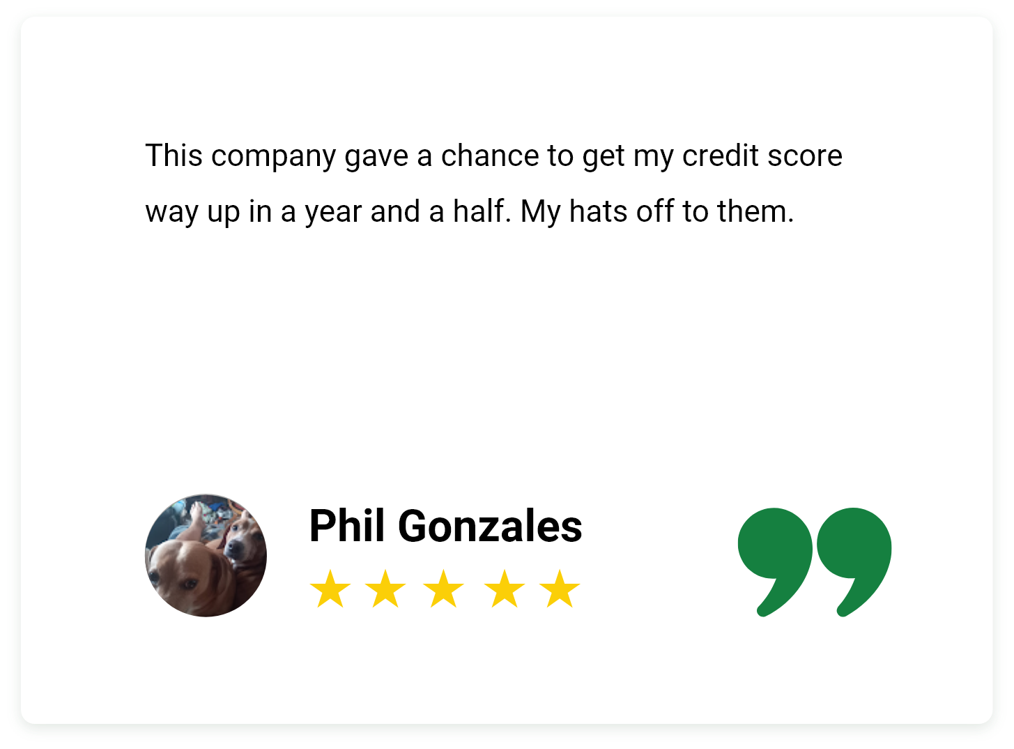 Review from Phil Gonzales