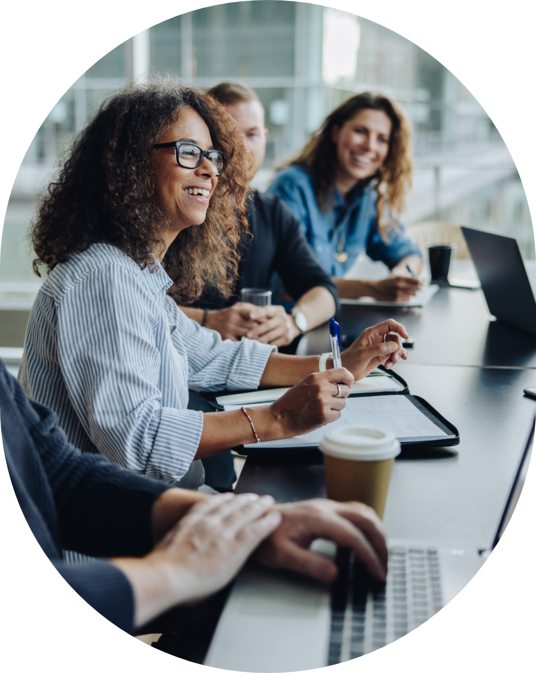 Team working on a smarter approach