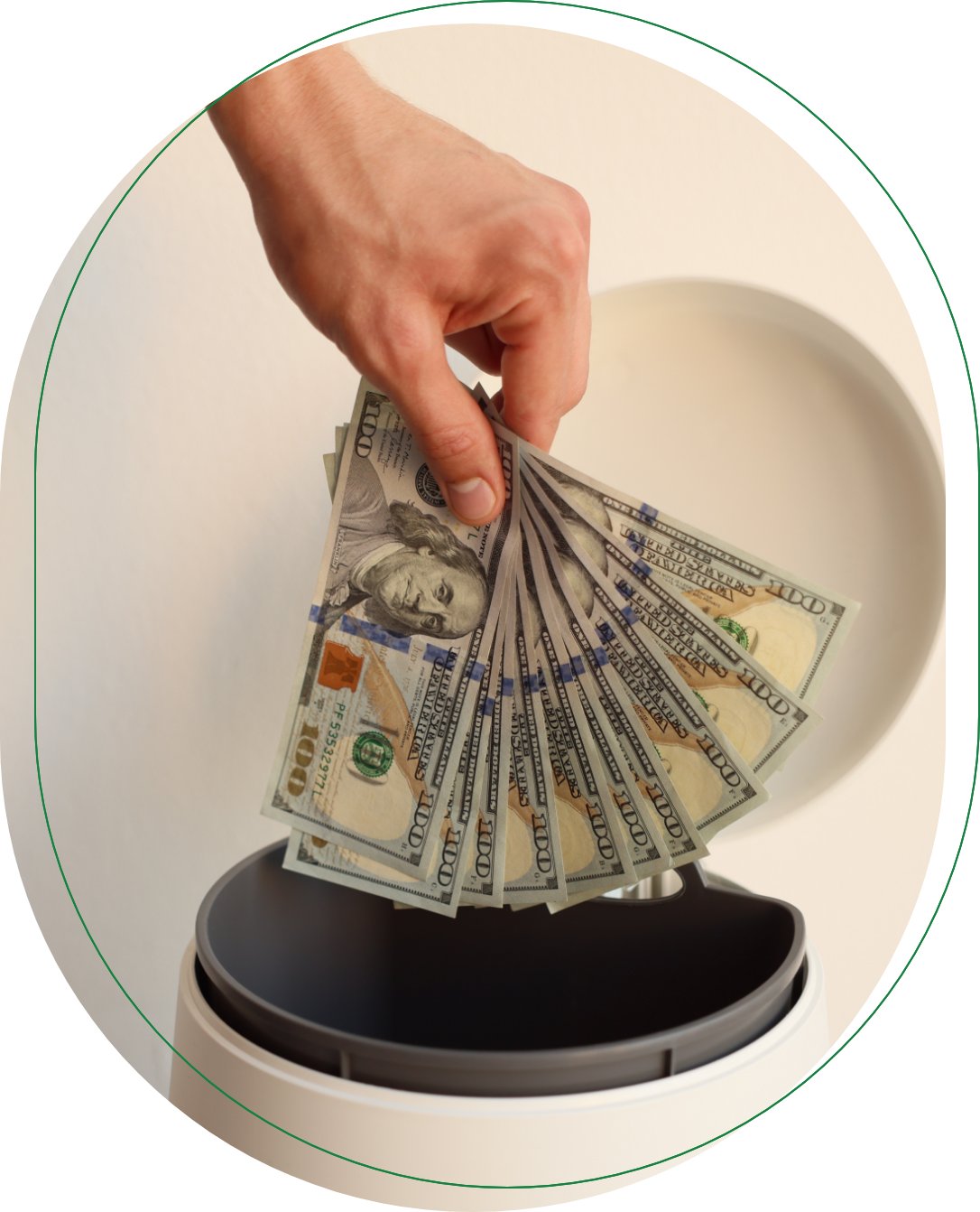 Illustration representing the cost of pay-per-dispute credit repair